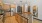 a kitchen with wooden cabinets and an island